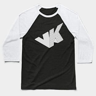 Isometric Alphabet Letter, Letter K Baseball T-Shirt